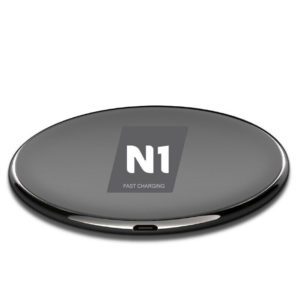 N1 Fast Qi Wireless Charging Pad 2.0 A 10W, Universal Fast Charging Pad for iPhone X, Galaxy S8,S9,S10 - NG930