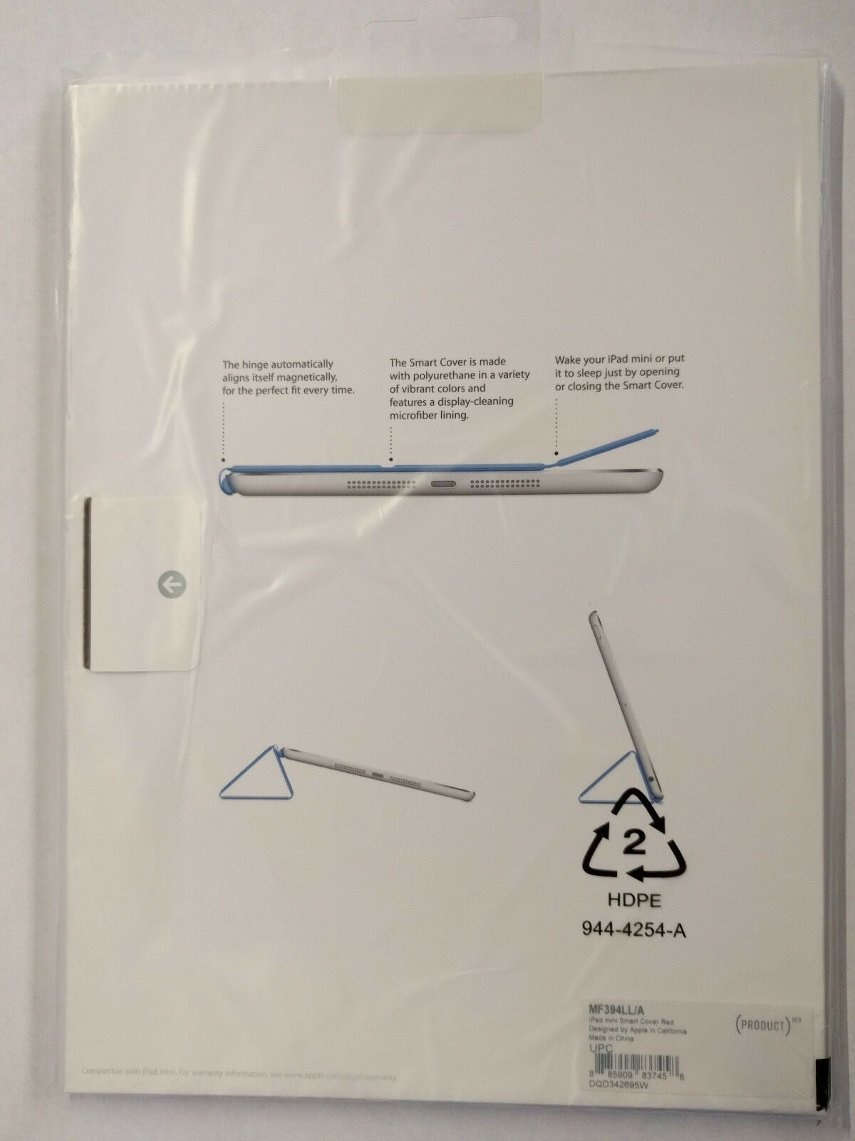 Apple iPad Mini 1/2/3 Smart Cover - MD967LL/A, MF062LL/A, MF061LL/A, MF063LL/A - Image 3