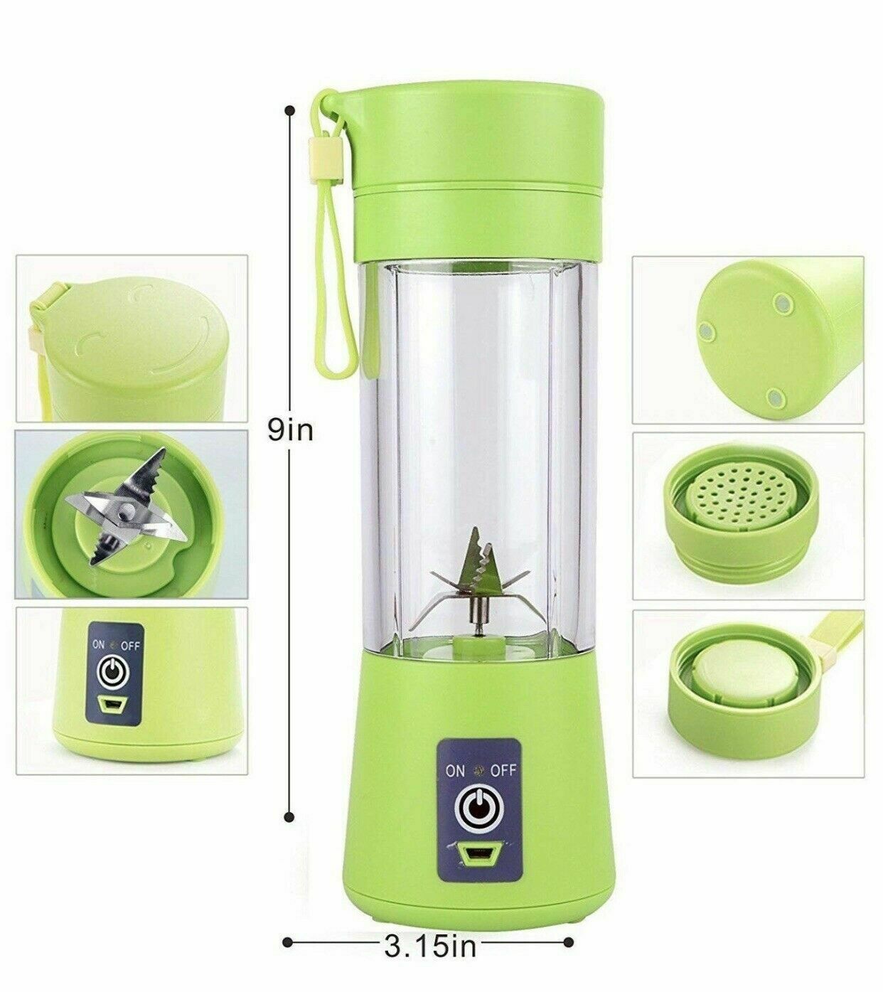 N1 Portable Blender, Juicer, Smoothie Blender. Rechargeable USB Cordless - Image 10