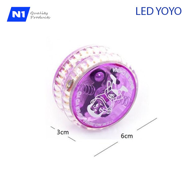 Lighted LED YoYo Glow Party Favor Classic Magic Toy Children Games - Image 11