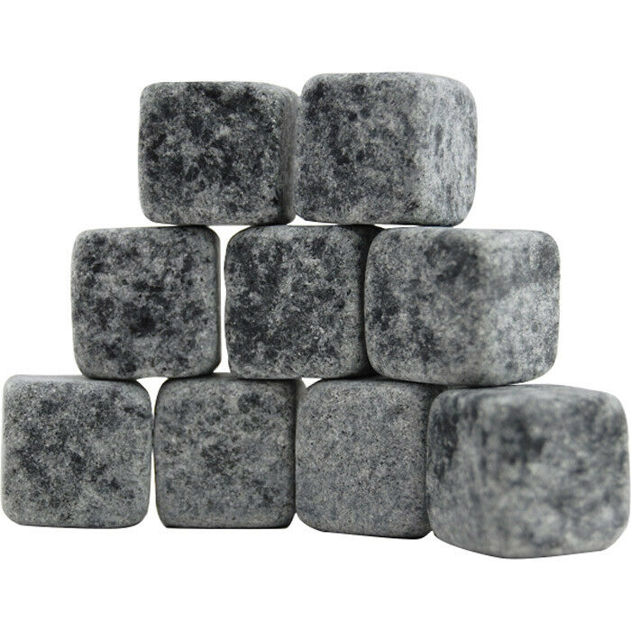 8pcs Whiskey Whisky Scotch Soapstone Cold Glacier Stone Ice Cubes Rocks w/ Bag - Image 4