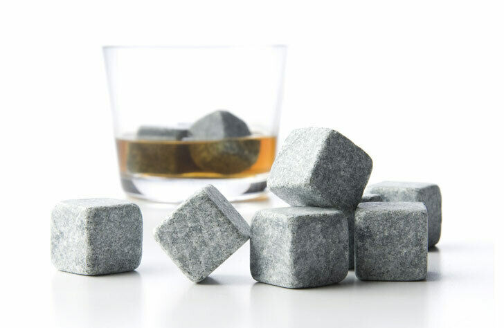 8pcs Whiskey Whisky Scotch Soapstone Cold Glacier Stone Ice Cubes Rocks w/ Bag - Image 5