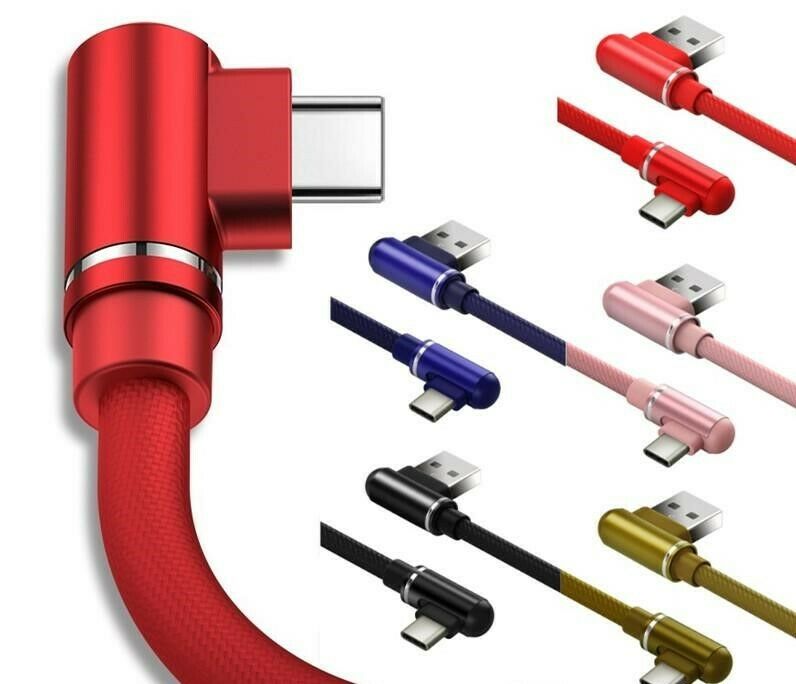 Universal 6Ft / 3Ft 90 Degree Angle USB Lightning Cable 2A Data Sync Charging for Apple iPhone, iPad, iPod - Image 2