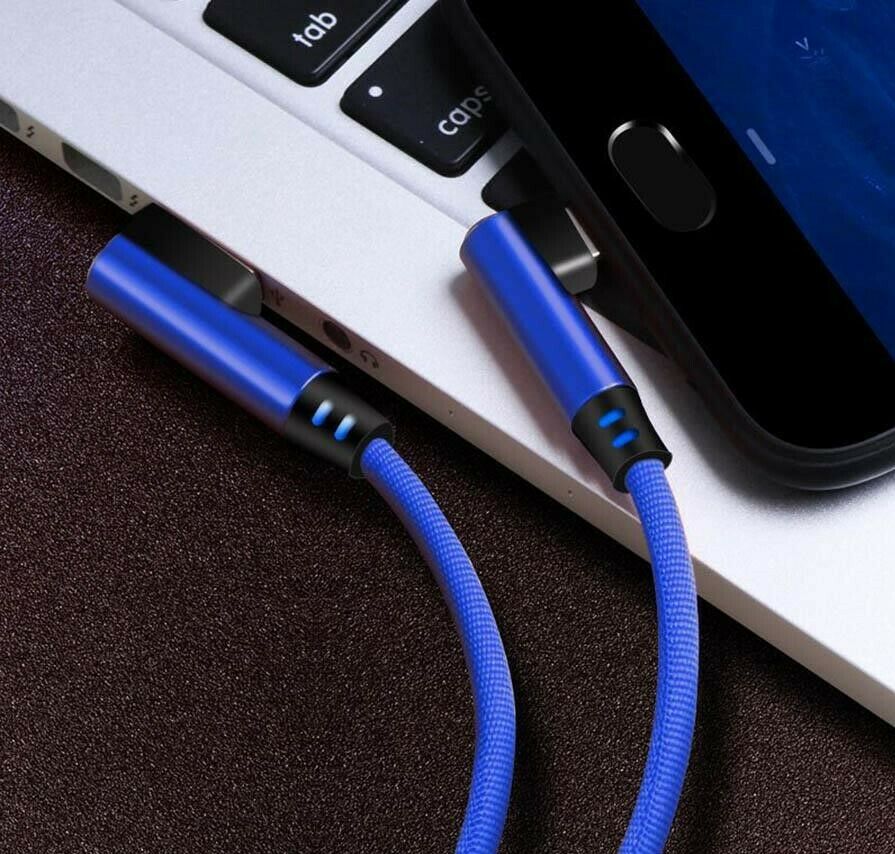 Universal 6Ft / 3Ft 90 Degree Angle USB Lightning Cable 2A Data Sync Charging for Apple iPhone, iPad, iPod - Image 8