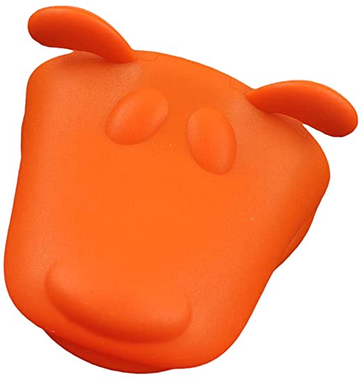 Silicone Oven Gloves Heat Resistant Mini Mitt Pot Holder Dog Head Shaped - Image 8