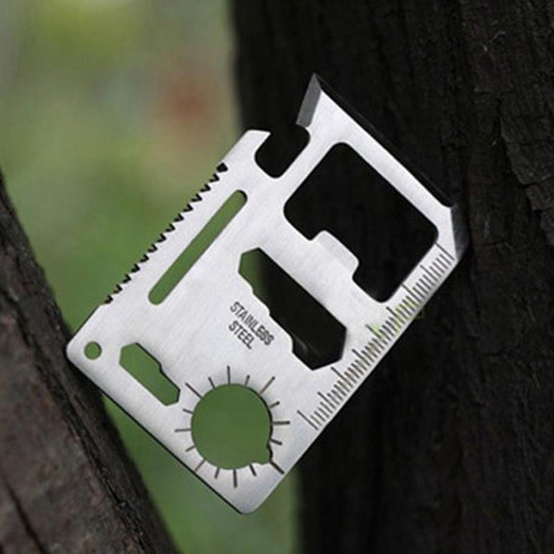 N1 Multi Tool 11 in 1 Wallet Thin Survival Pocket Size Credit Card Knife, Multifunction Outdoor Hunting, Survival Camping ,Military - Image 15