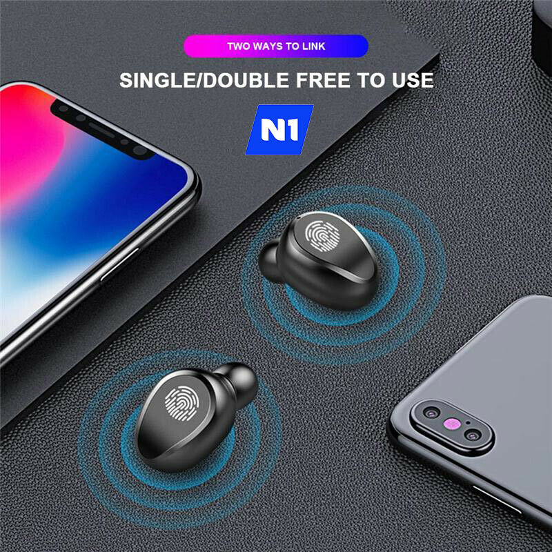 N1 Bluetooth 5.0 Headset Wireless Earphones Mini Earbuds Stereo Headphones IPX6 - Image 8