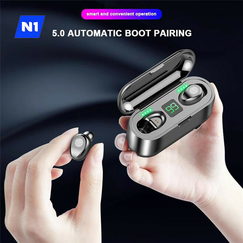 N1 Bluetooth 5.0 Headset Wireless Earphones Mini Earbuds Stereo Headphones IPX6 - Image 10