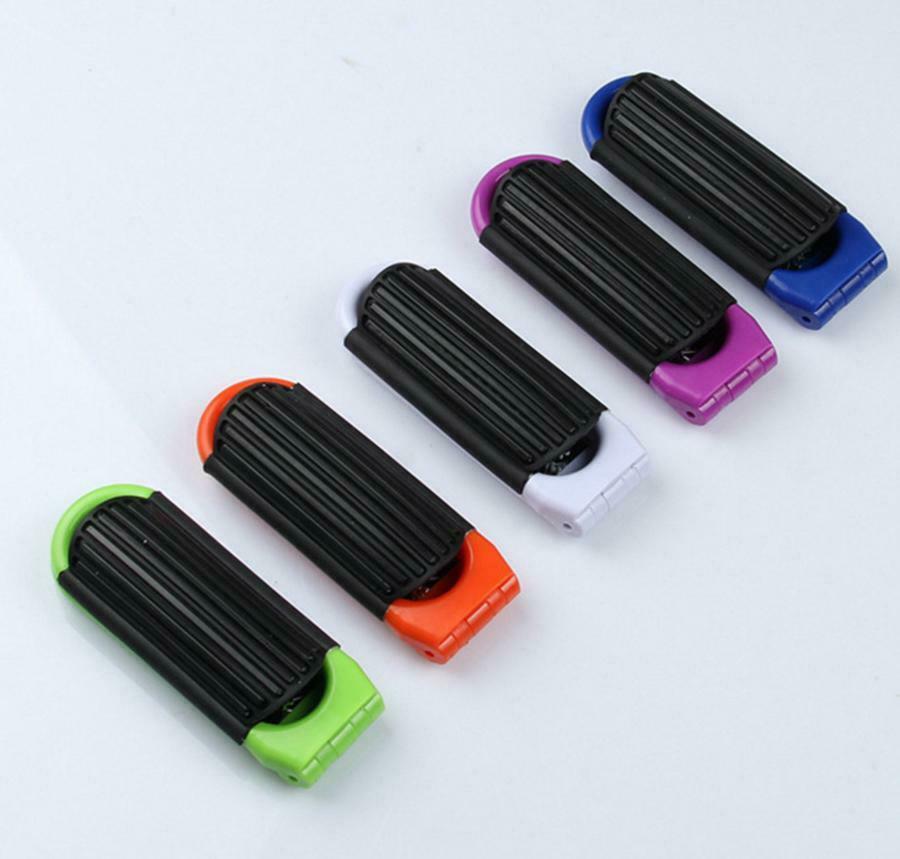 Portable Folding Hair Brush With Mirror Compact Travel Comb - Image 9