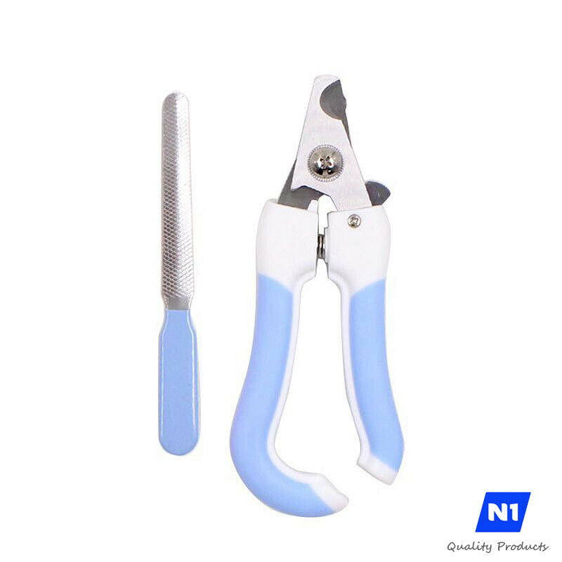N1- Nail Clippers and Trimmer - with Quick Safety Guard to Avoid Over-Cutting Toenail - Grooming Razor Sharp Blades for Small Medium Large Breeds - Image 2