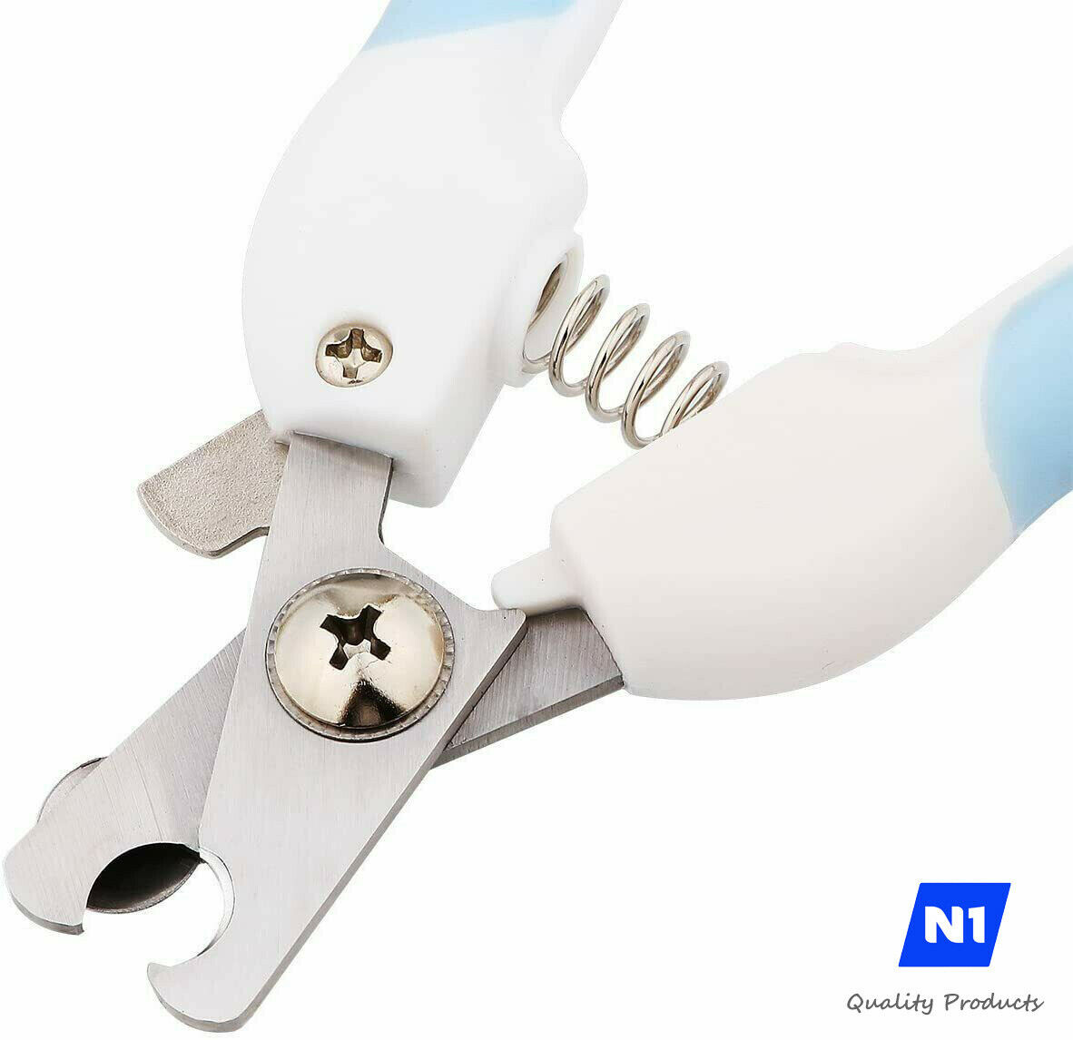 N1- Nail Clippers and Trimmer - with Quick Safety Guard to Avoid Over-Cutting Toenail - Grooming Razor Sharp Blades for Small Medium Large Breeds - Image 5