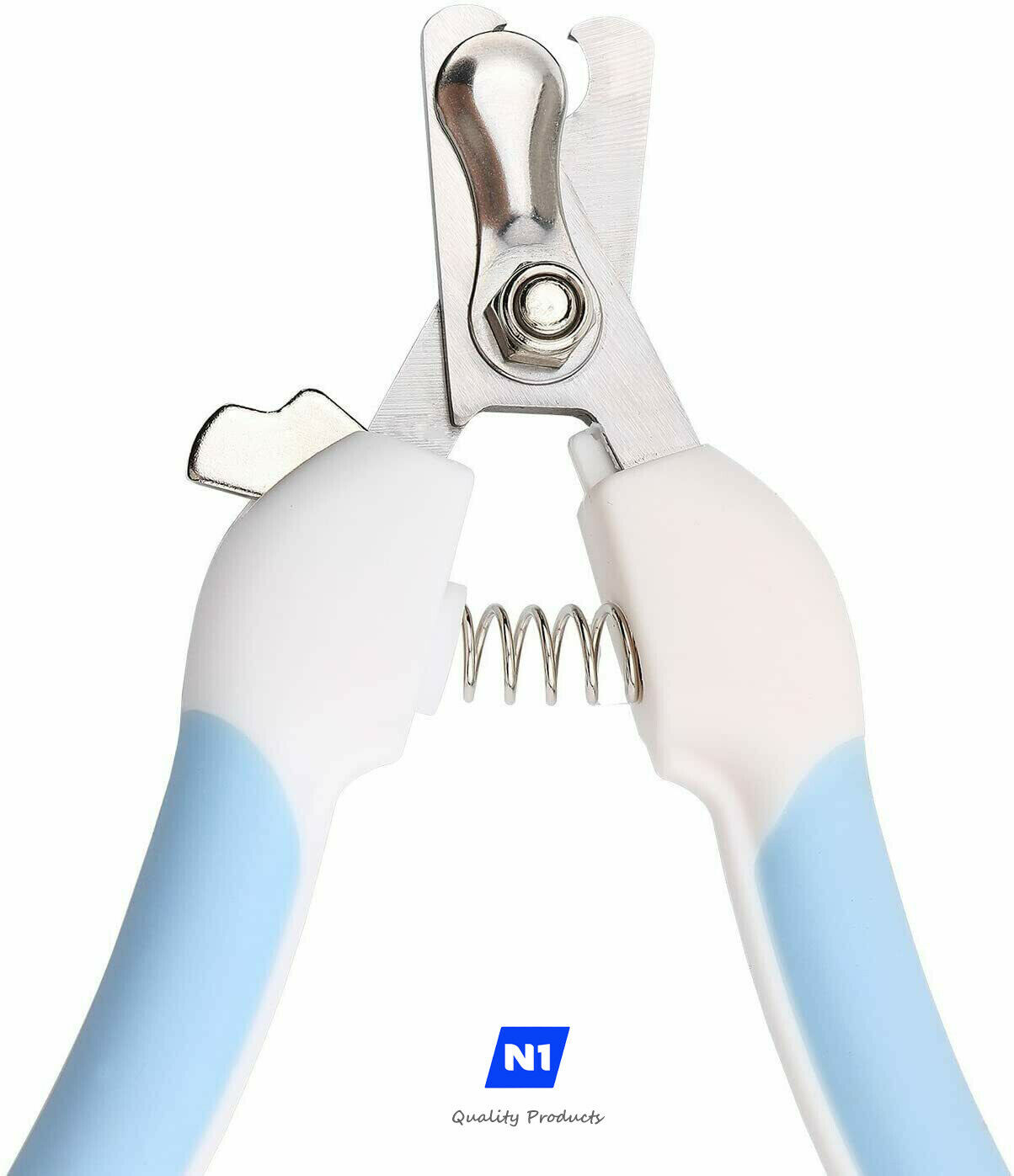 N1- Nail Clippers and Trimmer - with Quick Safety Guard to Avoid Over-Cutting Toenail - Grooming Razor Sharp Blades for Small Medium Large Breeds - Image 8