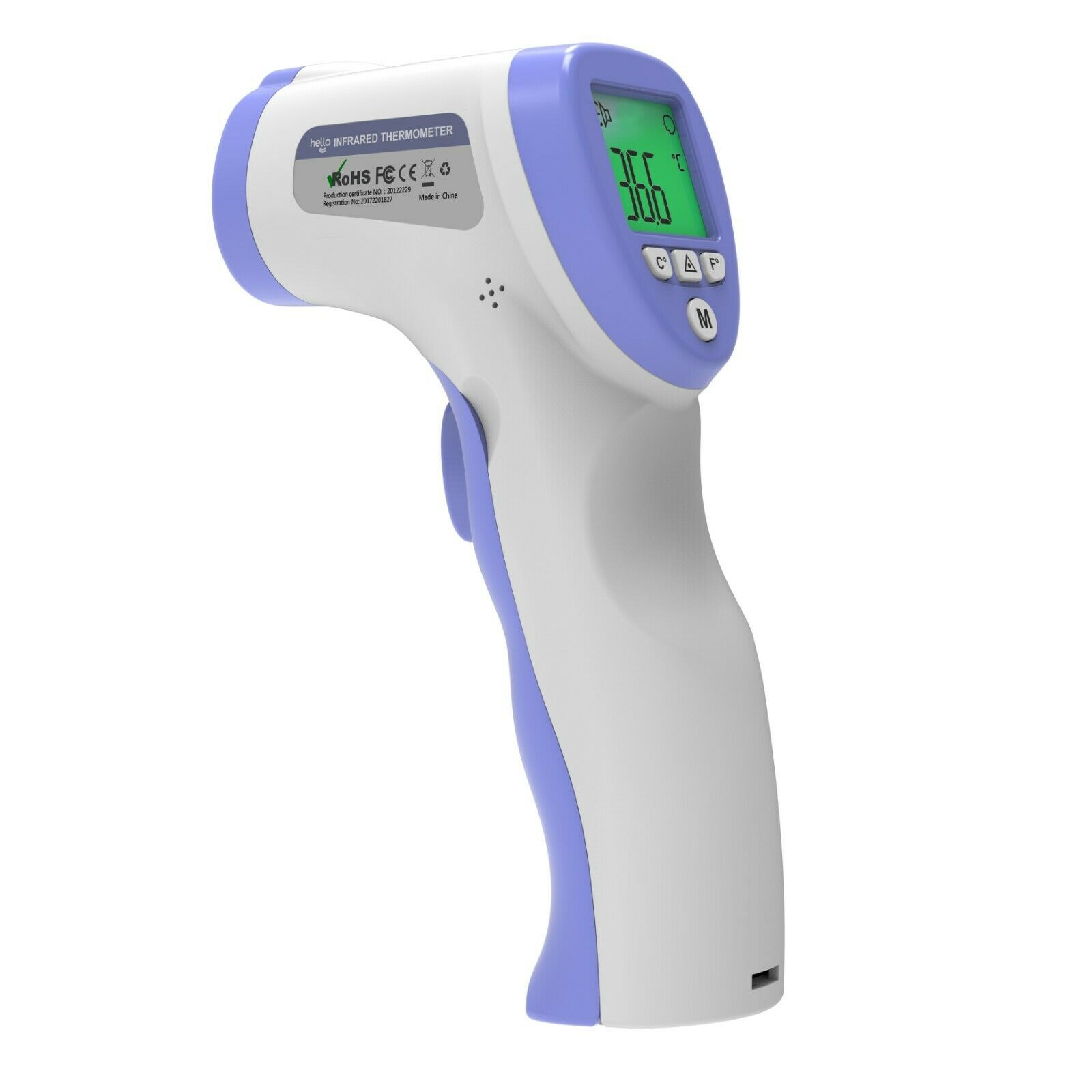 Forehead Digital Thermometer, Non-Contact Infrared Thermometer for Adults and Kids, Food Bottle Readings, Baby Thermometer, Forehead Thermometer, Ear Thermometer with Fever Alarm - Image 9