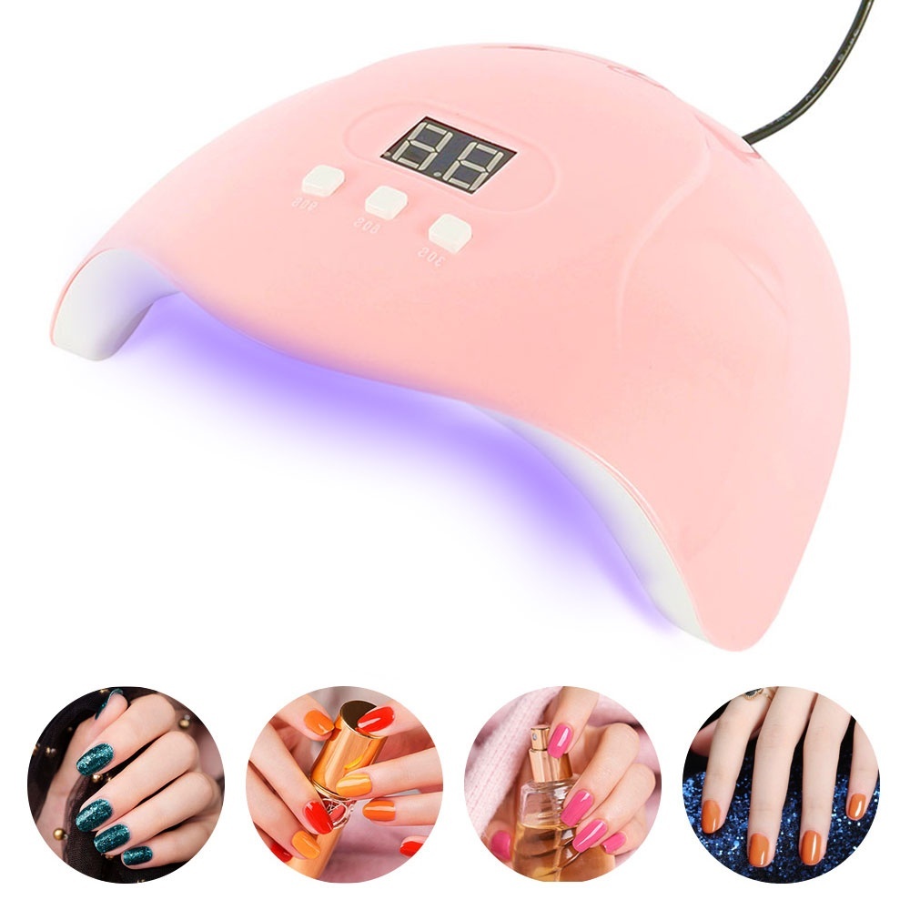 54W 18LED Smart Infrared Sensor UV Sunlight Nail Dryer Lamp Gel Polish Curing Timing Manicure Machine USB 3 Timers - Image 3