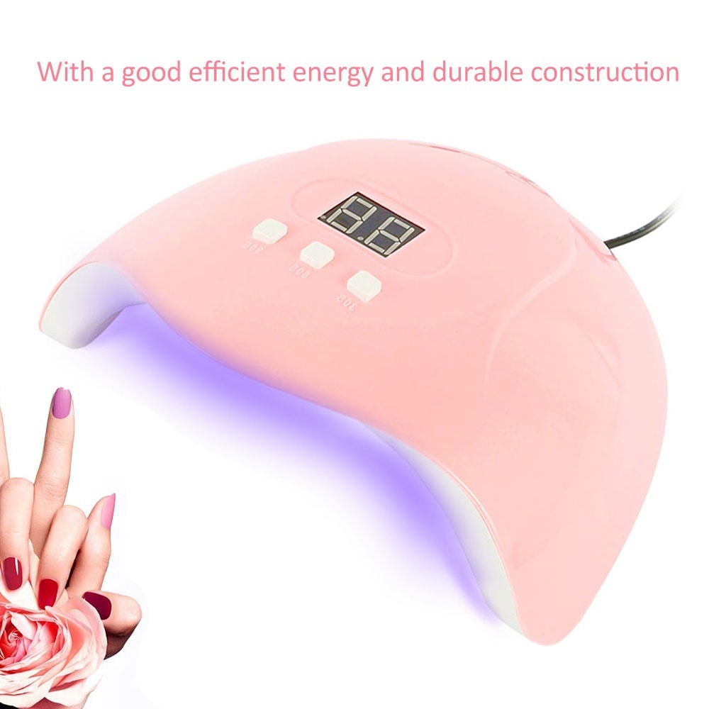 54W 18LED Smart Infrared Sensor UV Sunlight Nail Dryer Lamp Gel Polish Curing Timing Manicure Machine USB 3 Timers - Image 2