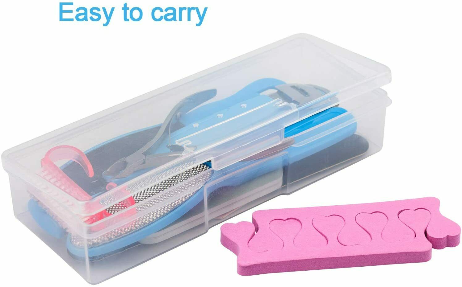 Professional Stainless Steel Pedicure Tools Set 20 in 1, Foot Care Kit - Image 8