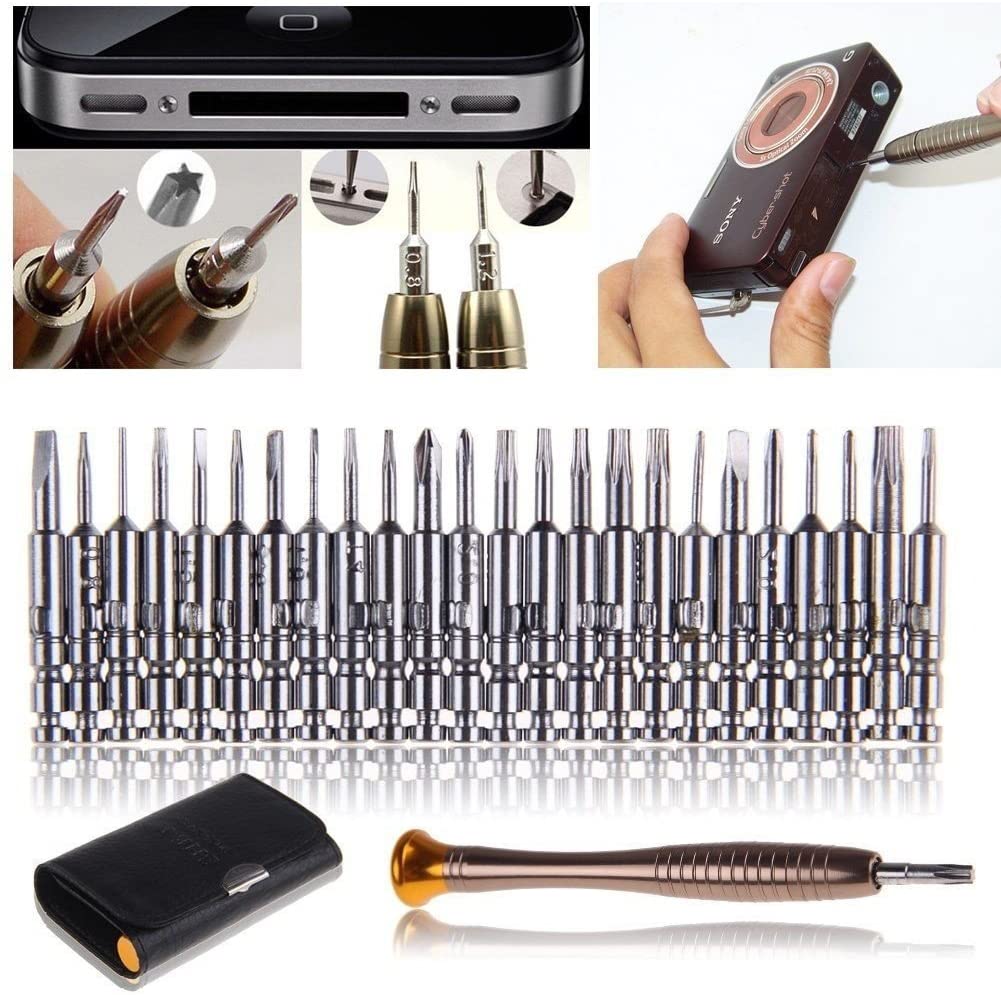 N1 Small Mini Precision Screwdriver 25 Pcs Set , Magnetic Bits, For Mobile Phones, Watch Jewelry Electronic Repair Tools & Home Improvement - Image 4
