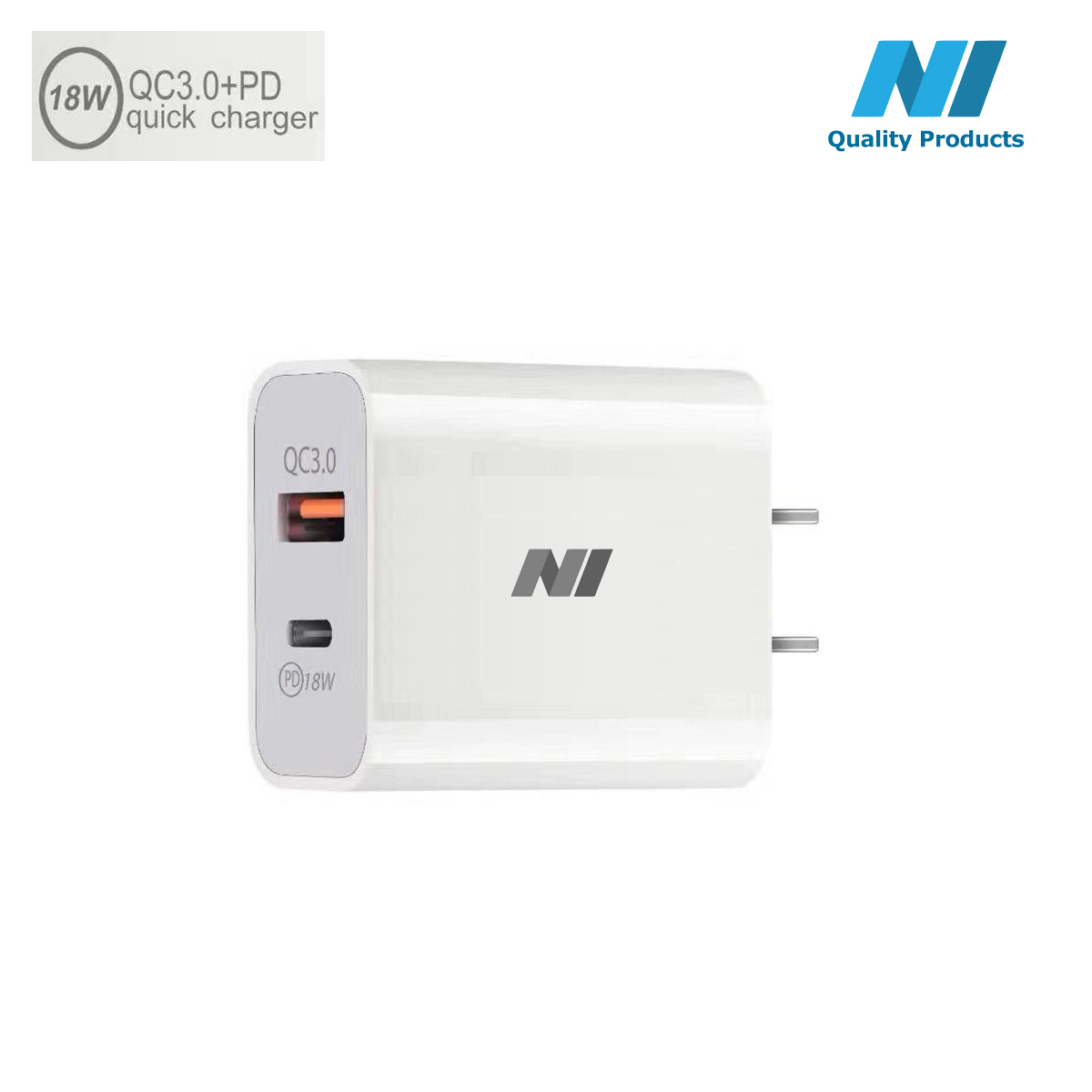 N1- PD 3.0 Fast Charger 18W 2-Port USB C Charger, Universal Fast Charger for iPhone 12/12 Mini/12 Pro Max, USB C Wall Charger for iPhone 11 Pro Max - Image 6