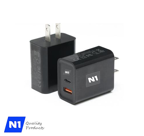 N1- PD 3.0 Fast Charger 18W 2-Port USB C Charger, Universal Fast Charger for iPhone 12/12 Mini/12 Pro Max, USB C Wall Charger for iPhone 11 Pro Max - Image 3