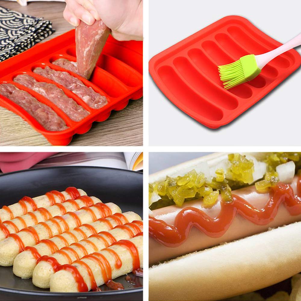N1 Silicone Sausage Mold, Baking and ice Mold , DIY homemade Sausage Hot Dog Mold, lce and Candy Maker - Image 7
