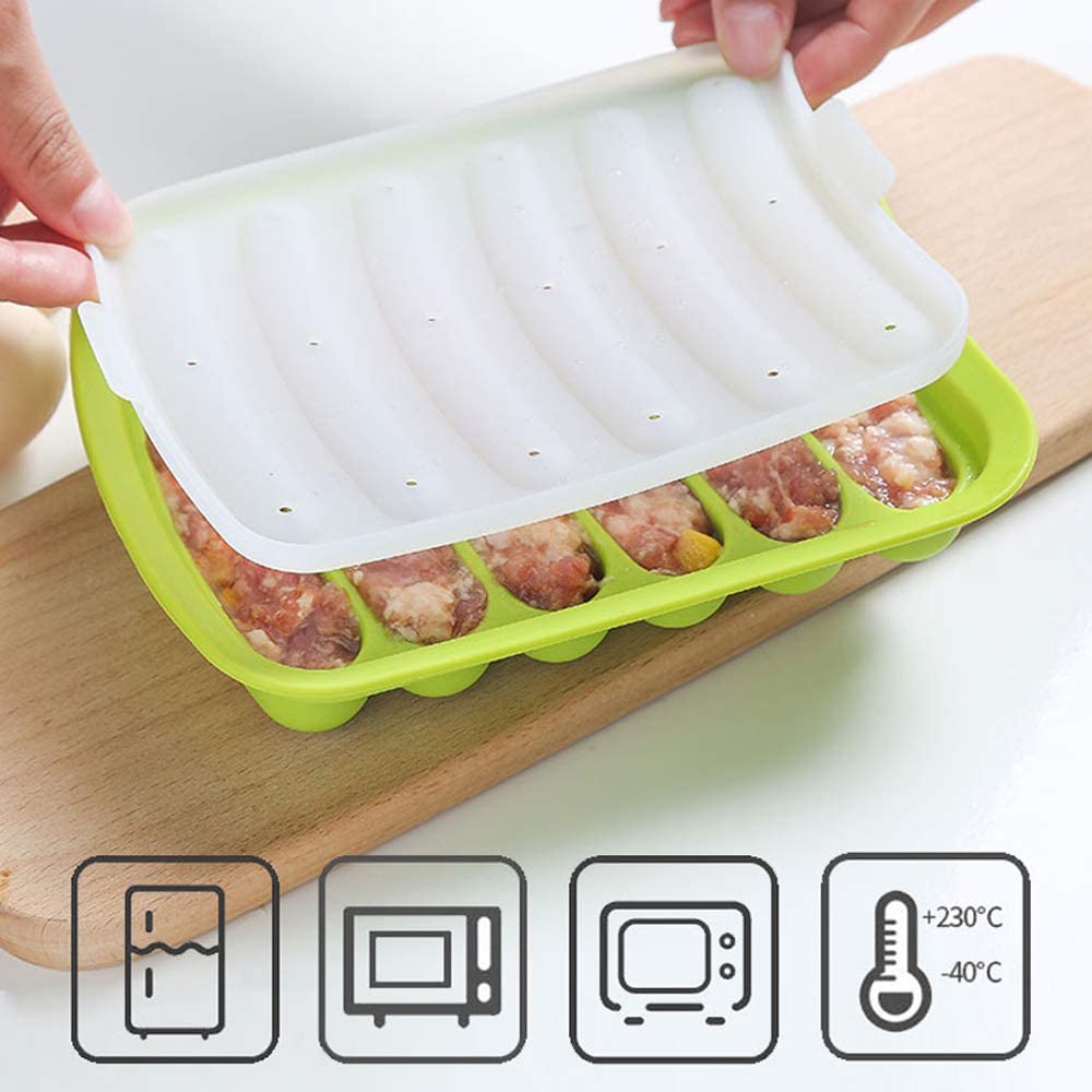 N1 Silicone Sausage Mold, Baking and ice Mold , DIY homemade Sausage Hot Dog Mold, lce and Candy Maker - Image 6