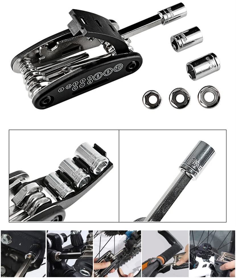N1 Multifunction Bicycle Repair Tools Bike 15 in 1 Maintenance Tools Kits Set, Perfect for Sports and Outdoor Activities - Image 3