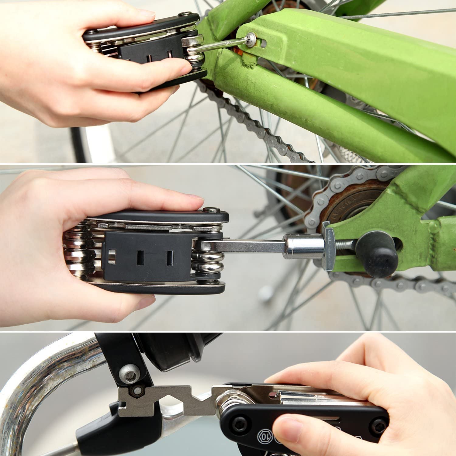 N1 Multifunction Bicycle Repair Tools Bike 15 in 1 Maintenance Tools Kits Set, Perfect for Sports and Outdoor Activities - Image 5