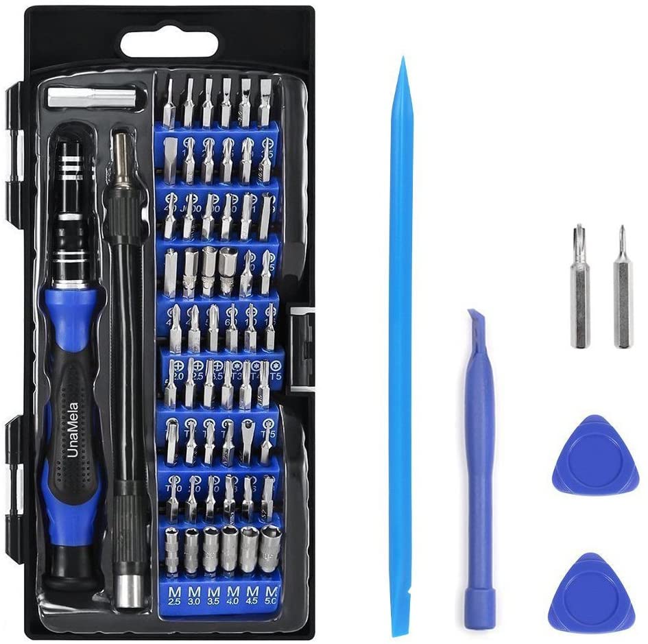 N1 Precision Screwdriver Set,60-Piece Electronics Precision Screwdriver in 1 with 56 Bits Multi-Type Magnetic Screwdriver Kit, Stainless Steel Professional Repair Tools Kit For Phone, Laptop, PC, Camera - Image 2