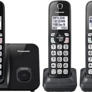 Panasonic Cordless Phone with Call Block and Contrast Displays KX-TGD513B/ KX-TGD512B/ KX-TGD510B
