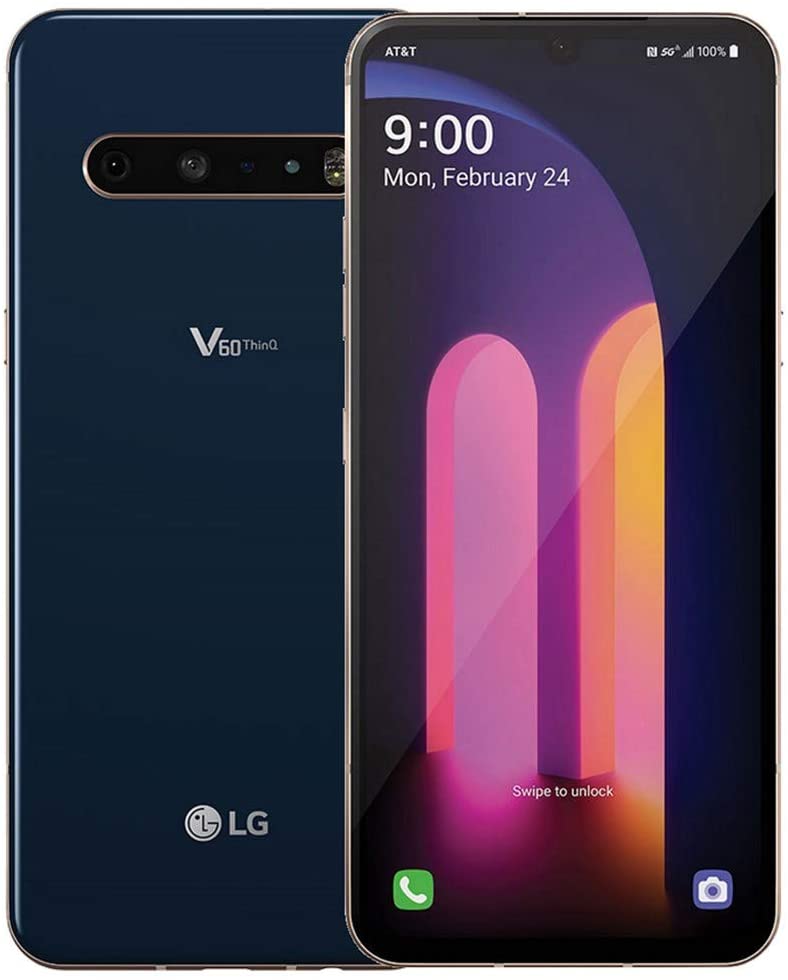 LG V60 ThinQ 5G LM-V600AM 128GB GSM Unlocked 6.8" P-OLED DisplayTriple 64MP+13MP+0.3MP Camera Phone - Image 6