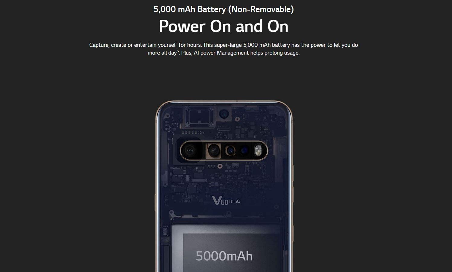LG V60 ThinQ 5G LM-V600AM 128GB GSM Unlocked 6.8" P-OLED DisplayTriple 64MP+13MP+0.3MP Camera Phone - Image 4