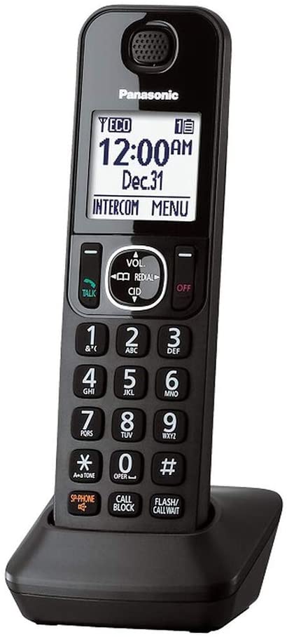 Panasonic KX-TGFA30B Extra Cordless Phone Handset for KX-TGF340/50/70/80 in Black - Image 2