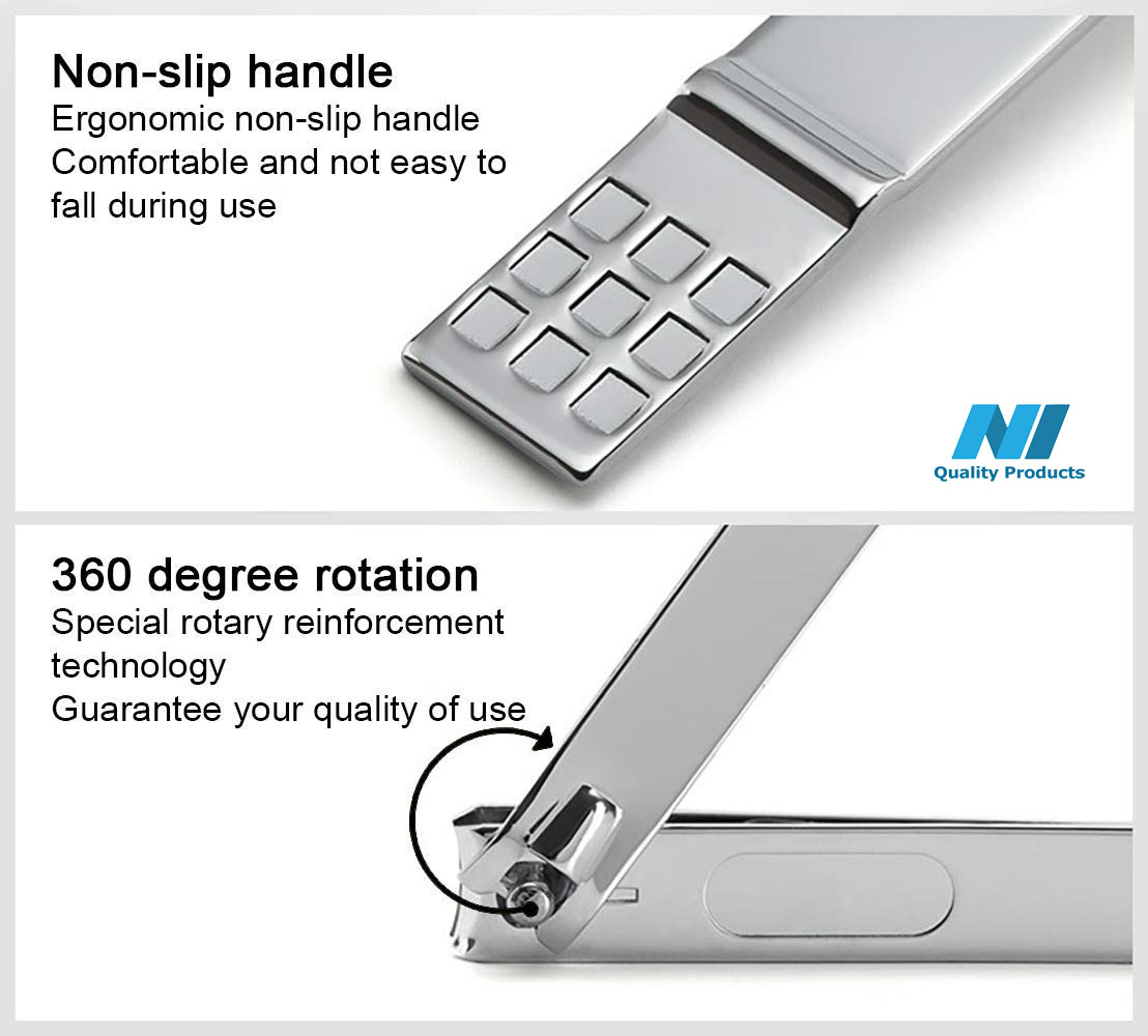 N1- Manicure Tools Set 7 in 1, Nail Care Tools with Luxurious Travel Case, Professional Stainless Steel Nail Clippers Set, Tweezers, Nail file, Eyebrow Scissors - Image 11