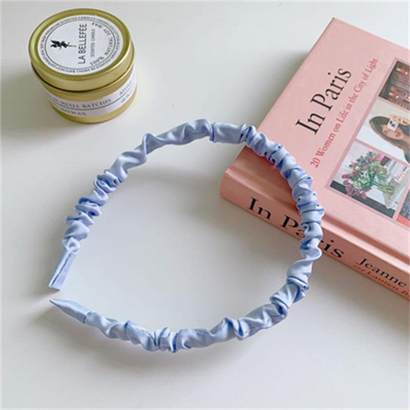 N1 Wrinkled Hairband Casual Design Women's Hair Hoop Headband, Hair Accessories - Image 15