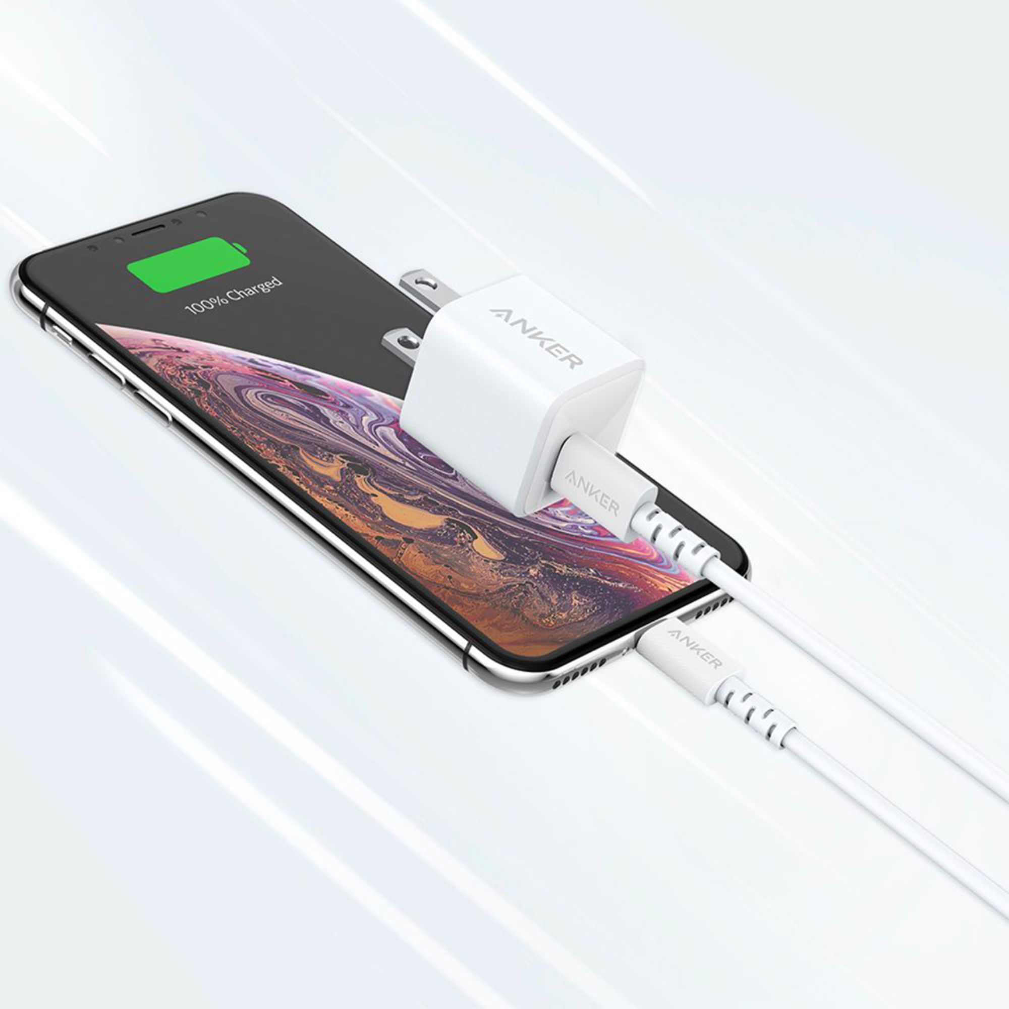 Anker Powerport PD Nano 20W USB-C Wall Charger - White - Image 8