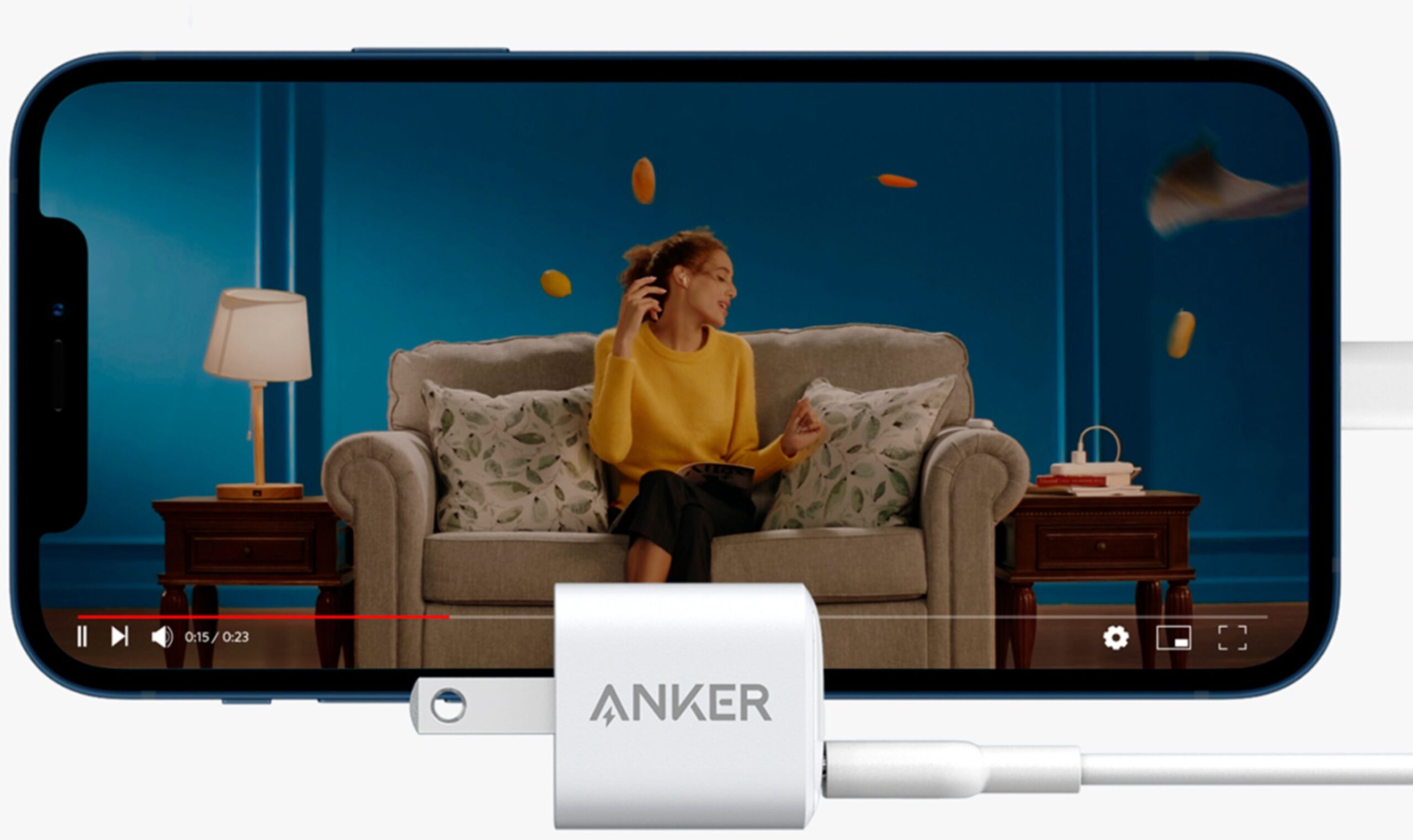 Anker Powerport PD Nano 20W USB-C Wall Charger - White - Image 4