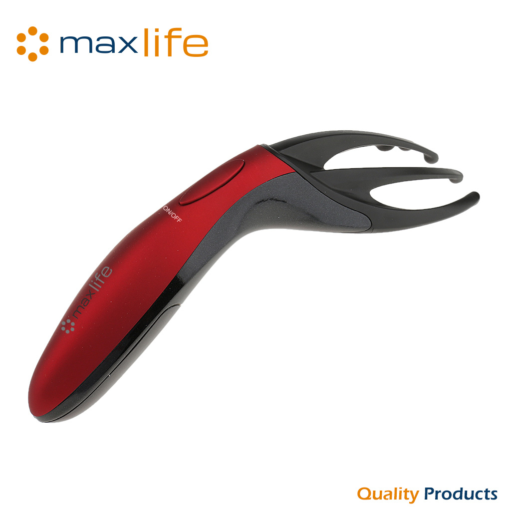 Max Life - Electric Head Massager, Neck Massage, Octopus Shape Vibration Scalp Massage Tool for Stress Release, Relaxation, Spa Therapy Healing - Image 2