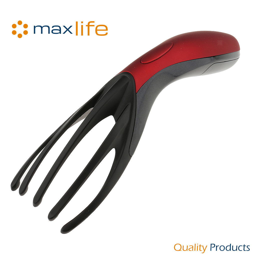 Max Life - Electric Head Massager, Neck Massage, Octopus Shape Vibration Scalp Massage Tool for Stress Release, Relaxation, Spa Therapy Healing - Image 3