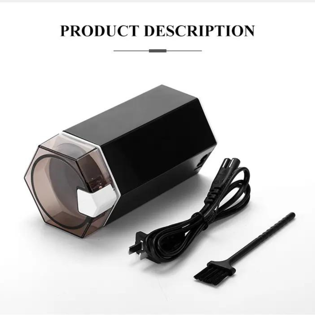 Electric Coffee Spice Herb Grinder Machine with Stainless Steel Blade & Bowl Kitchen Tools - Image 2
