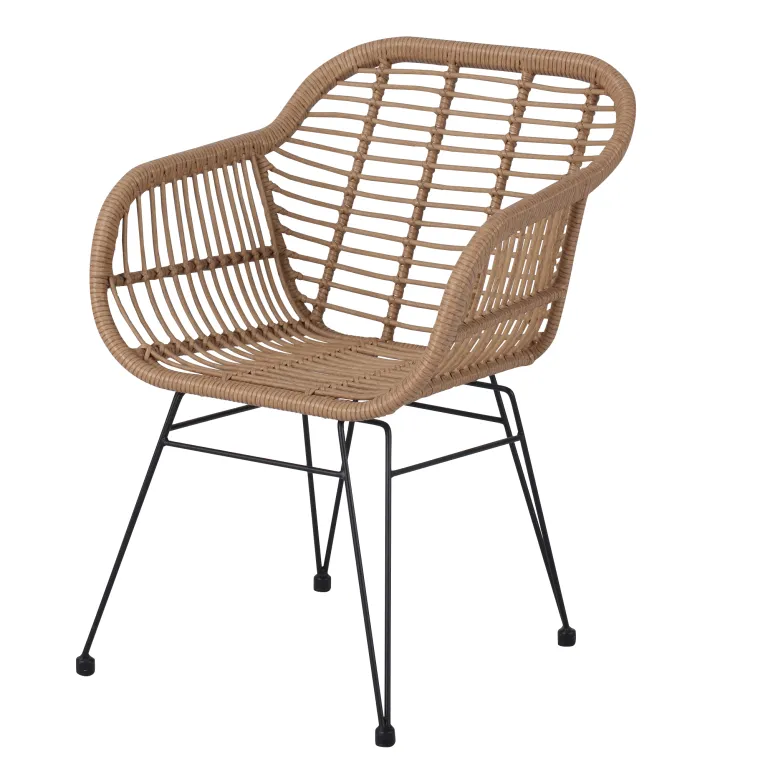 Nicole Miller Patio 3 Piece Wicker Bistro Set with Cushions - Image 4