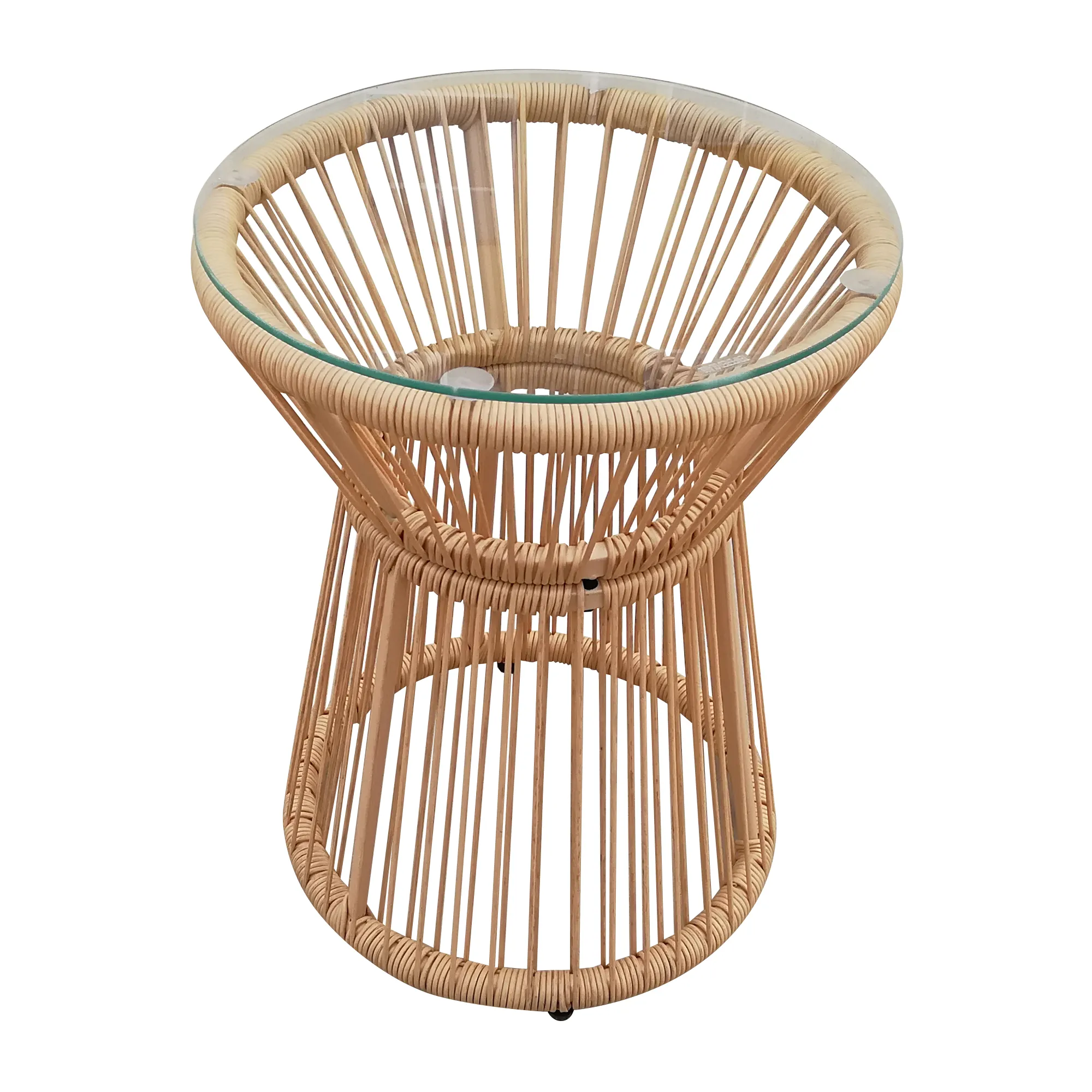 Nicole Miller Patio 3 Piece Wicker Bistro Set with Cushions - Image 3